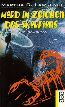 The German paperback version of 'Murder In Scorpio'
